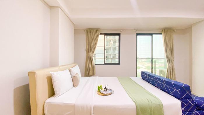 Comfort and Simply Look Studio Daan Mogot City Apartment By Travelio