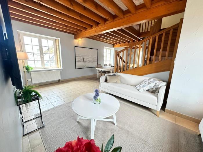 S BaylevédAir duplex vue château, Balnéo et sauna