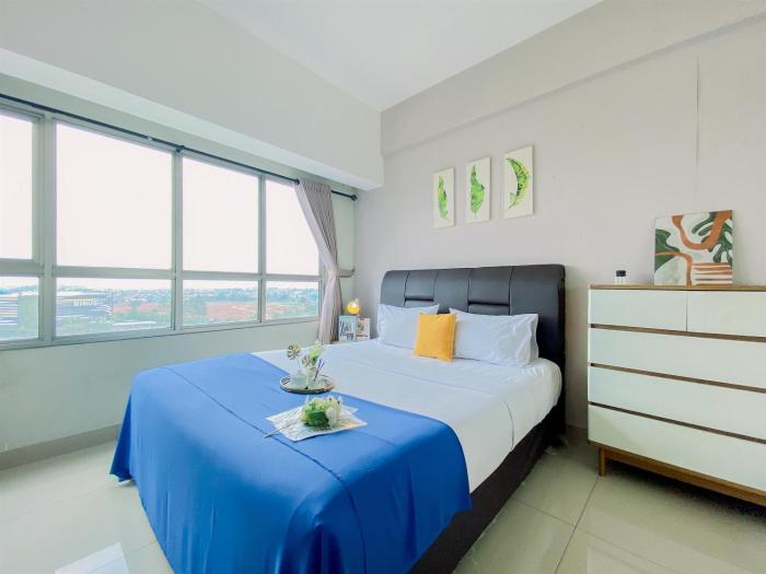 Restful and Minimalist Studio Springlake Summarecon Bekasi Apartment By Travelio