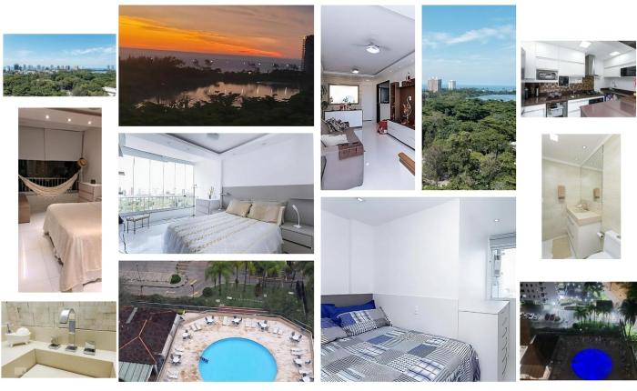 Rosa dos Ventos - Premium Luxo 5 Estrelas - Vista Mar - Barra da Tijuca - 2 Quartos, Cozinha equipada, Amplo e arejado, Ar cond, Estacionamento grátis, Restaurante no Local, Melhor localização da região, Vá a pé para Praia, Barra Shopping, Vill