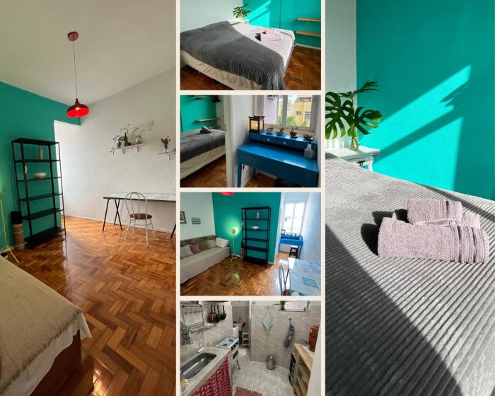 Apartamento charmoso Glória, rua do metrô