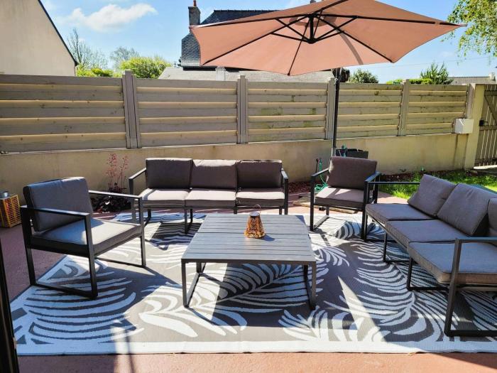 Villa Ker Sanmamaleo près de la plage - 4 chambres, 3 salles de bain, Wifi, animaux acceptés - FR-1-542-29