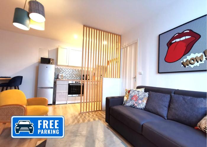 Happy Kool - centre ville + wifi + parking privé