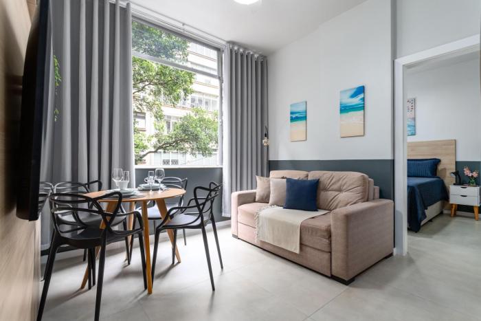 Vista Cristo a 300 metros da Praia de Copacabana