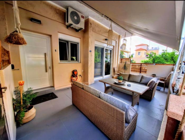 New & modern apt near Heraklion-airport & sea