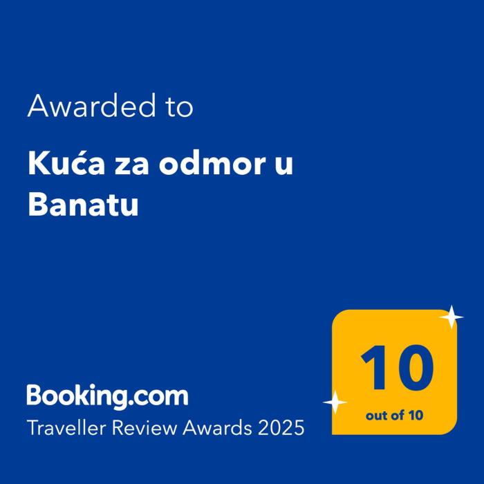 Kuća za odmor u Banatu