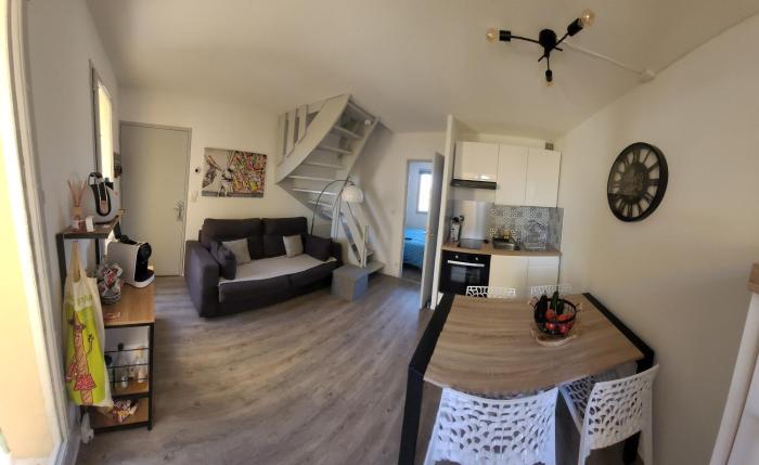 50m DE LA PLAGE, CLIM, JOLI APPARTEMENT 6p, SECTEUR GRANDE PLAGE