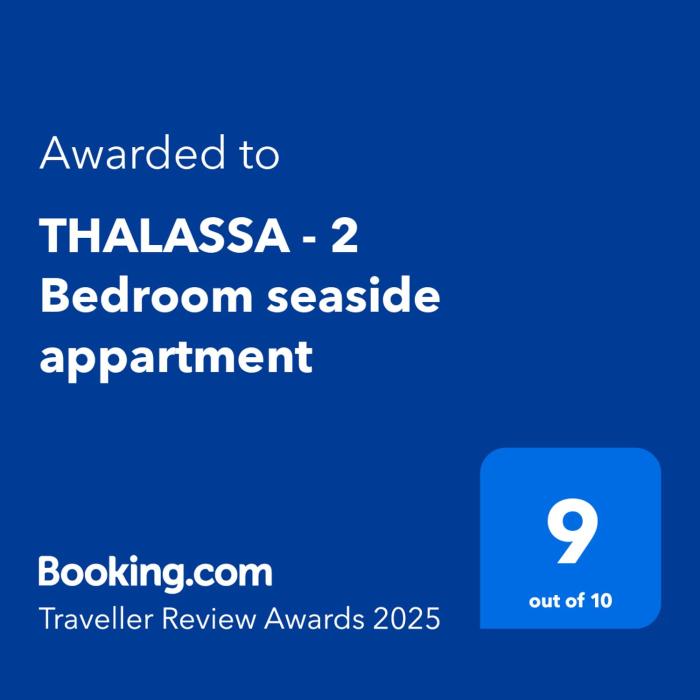 THALASSA - 2 Bedroom seaside appartment