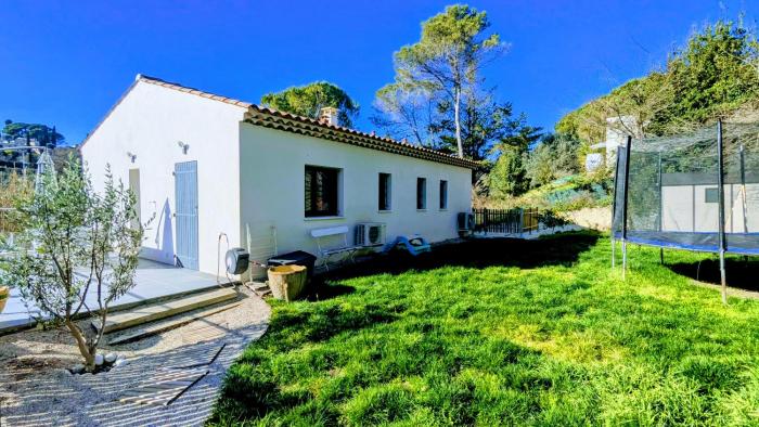 Haut de villa 2P, jardin, clim, prise VL Electrique