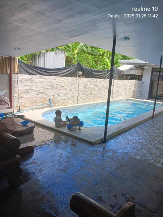 Private room with pool access