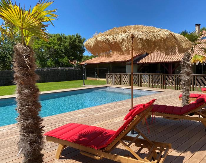Villa Valhalla - 400m from beach, sauna and big heated pool