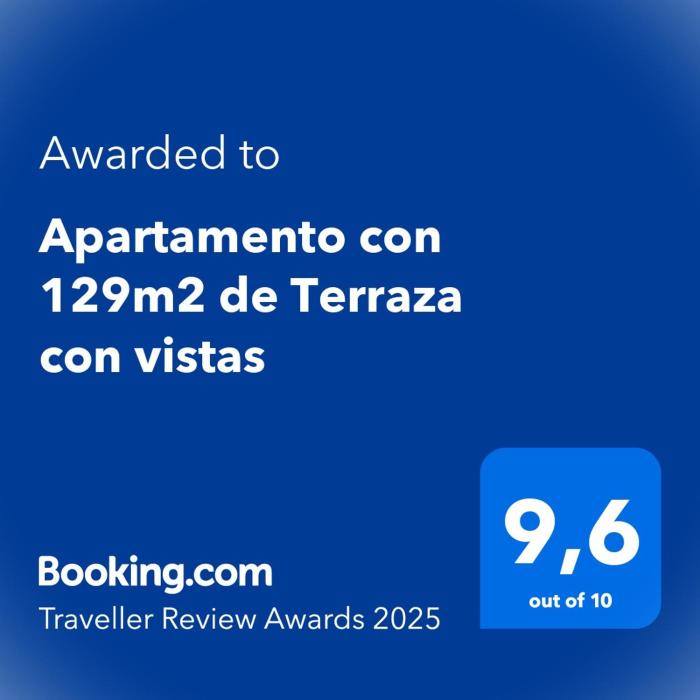 Apartamento con 129m2 de Terraza con vistas