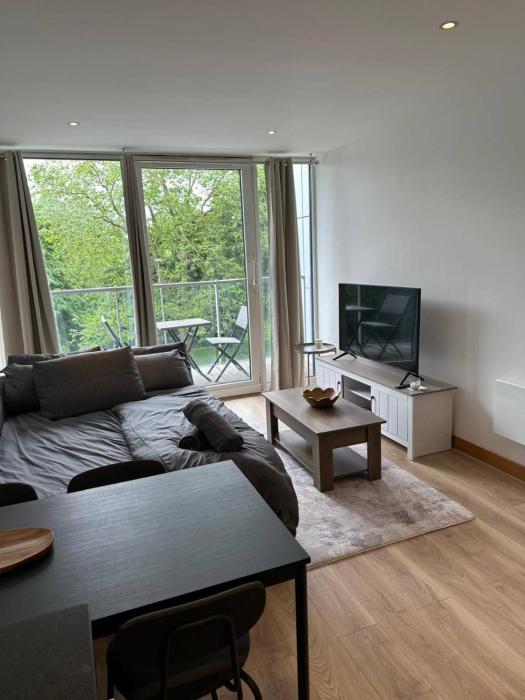 Modern Chelsea Bridge Apartment - Battersea Park View