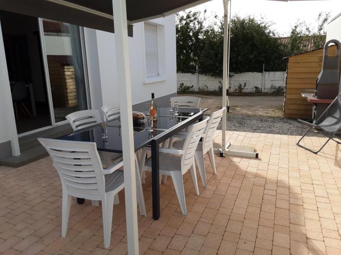 Maison du pêcheur, forêt et océan