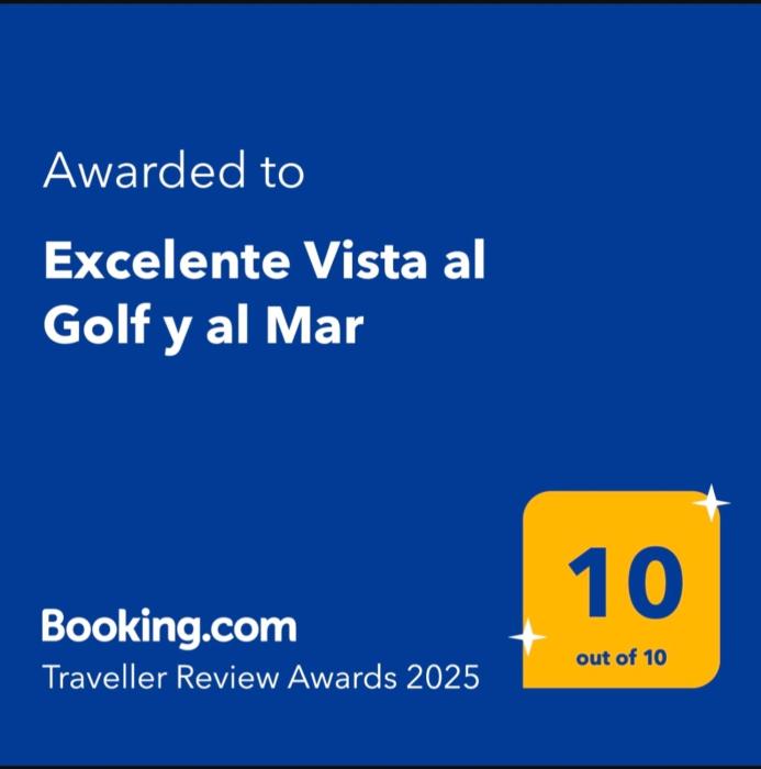 Excelente Vista al Golf y al Mar