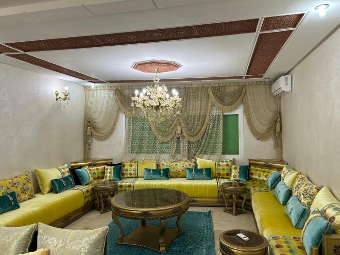 Très bel Apt Fès,3 ch dans un quartier trop chic bien placé