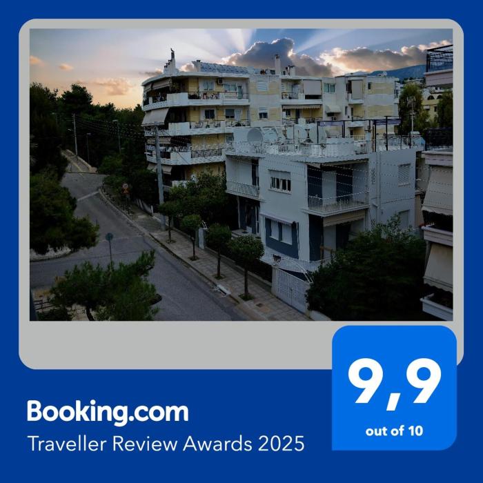 Zefyros Super Cool Apartments next to Alimos Riviera