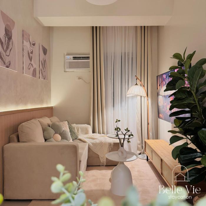 Belle Vie Staycation at Vine Residences Cozy, Aesthetic and Relaxing Stay