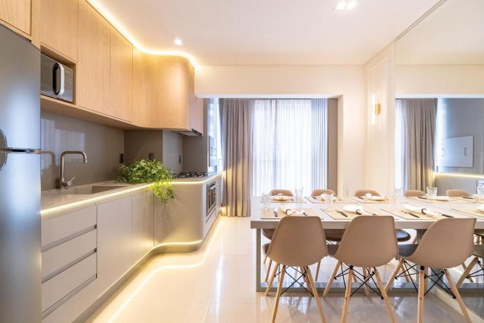 Achei Itapema • Elegante ap c vista do mar 2dorm