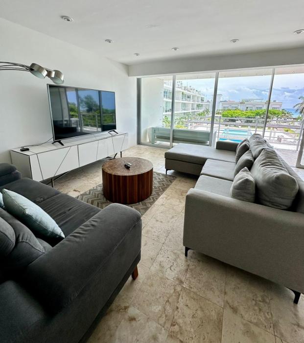 Beach front apartment