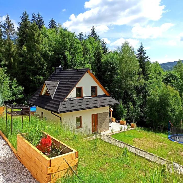 Zawoja domki z jacuzzi, domek w stylu góralskim