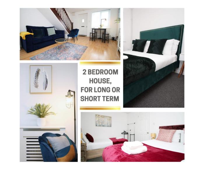 2 Bedroom House on Holmes Hill Road- Free Parking, Wi-Fi & Patio