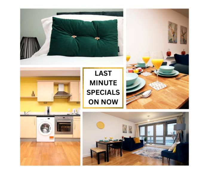 Hamilton Court Apartment for 4 Guests, Bright and Central Location with Balcony and Wi-Fi