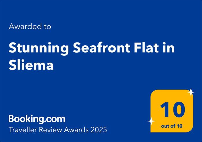 Stunning Seafront Flat in Sliema