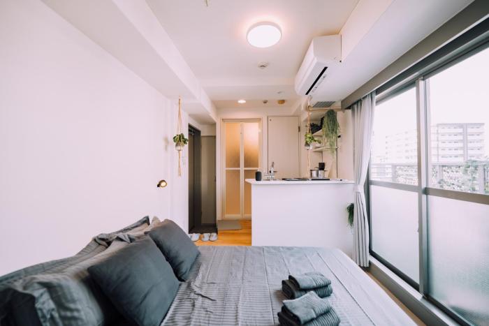 Minimalist Loft Namba Compact Studio with a 24-hour Gym MA1003