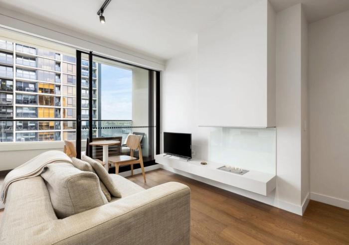 South Yarra Luxury Apartment Queen Bedroom WIFI