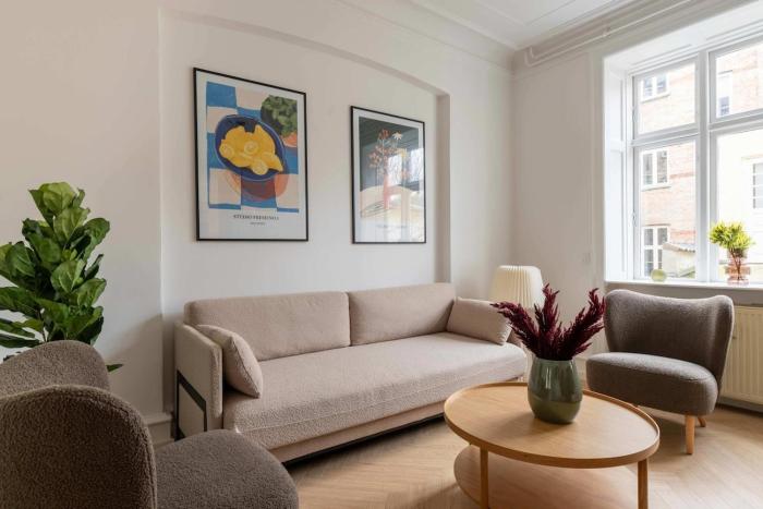 Stylish and Bright 2 Bedroom in CPH N