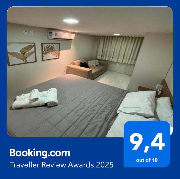 Tambaú Israel Flat 421 - cobertura com piscina beira mar