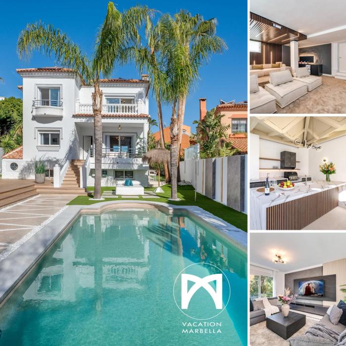VACATION MARBELLA I Sunny Camelia Villa Heated pool, Recently Renovated, Best Residential Neighborhood in Benalmadena, Short walk to the beach, Cinema Room