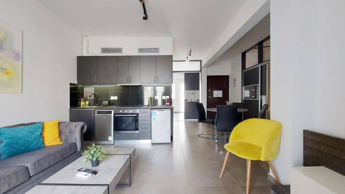 a cozy renovated studio