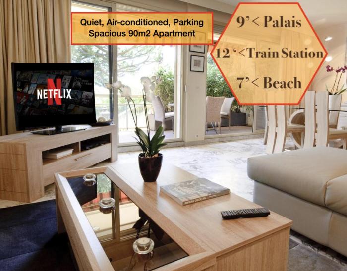 90m2 Apartement - Les Palmiers de Cannes