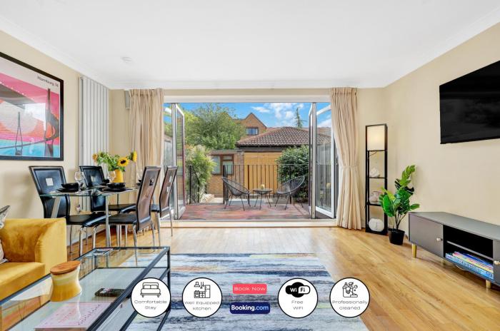 Charming 3 Bedroom House Short Term Rental & Flexible Renting Canary Wharf With Free Wifi & Garden
