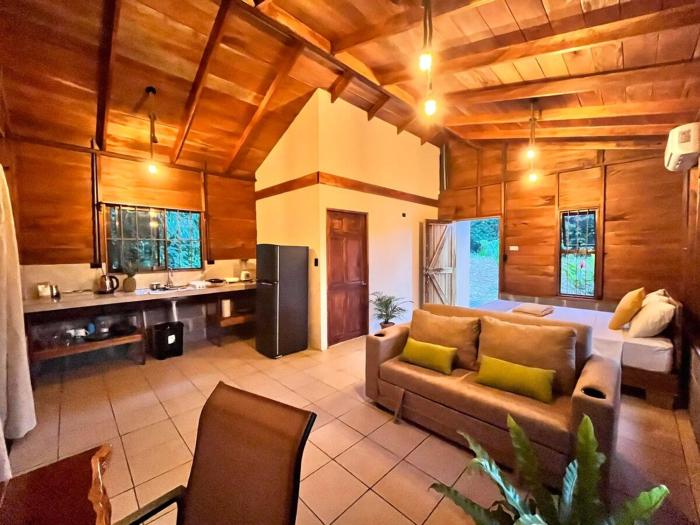 Rain Forest Cabin with trails and river