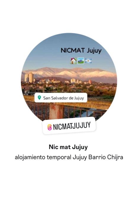 NicMat alojamiento JUJUY