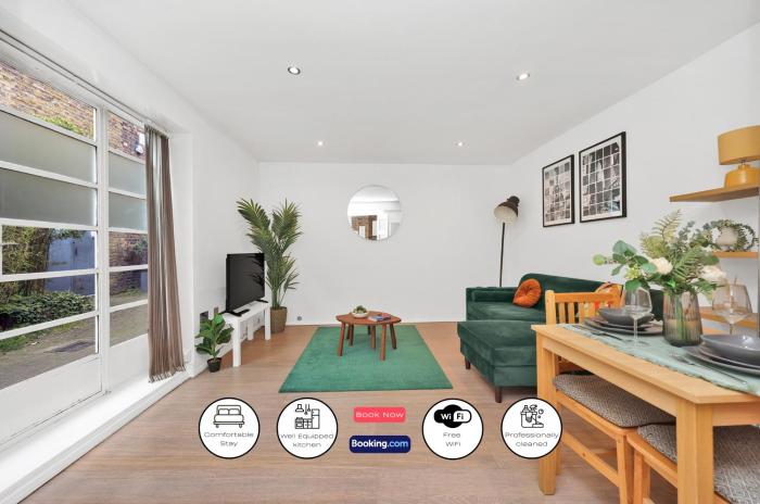 One Bedroom Apartment Short Term Rental & Flexible Renting Hoxton With Free Wifi