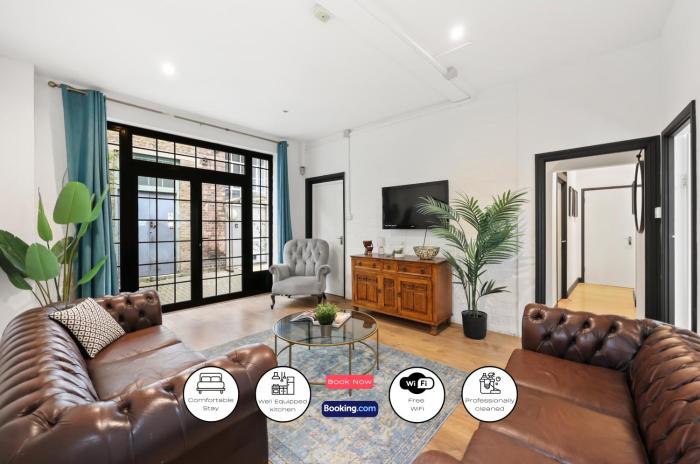 Centrally Located Spacious Three Bedroom Apartment Short Term Rental & Flexible Renting Hackney With Free Wifi