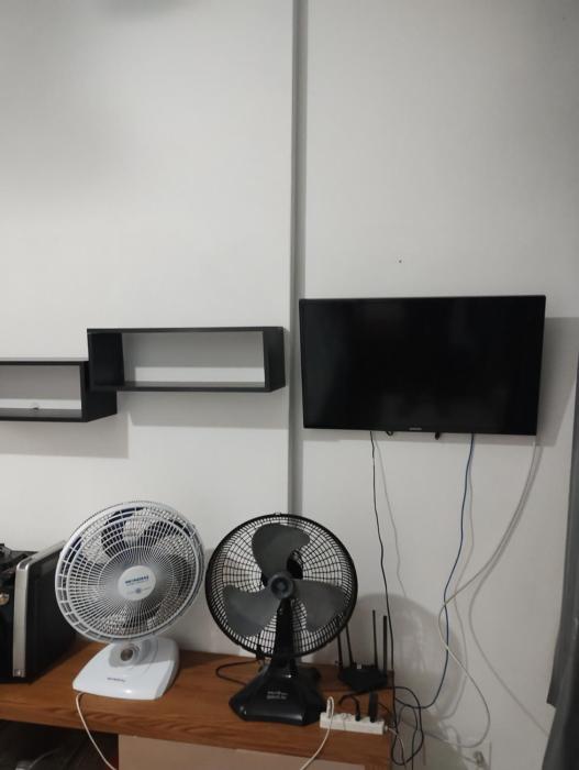 Conjugado dividido em quarto e sala