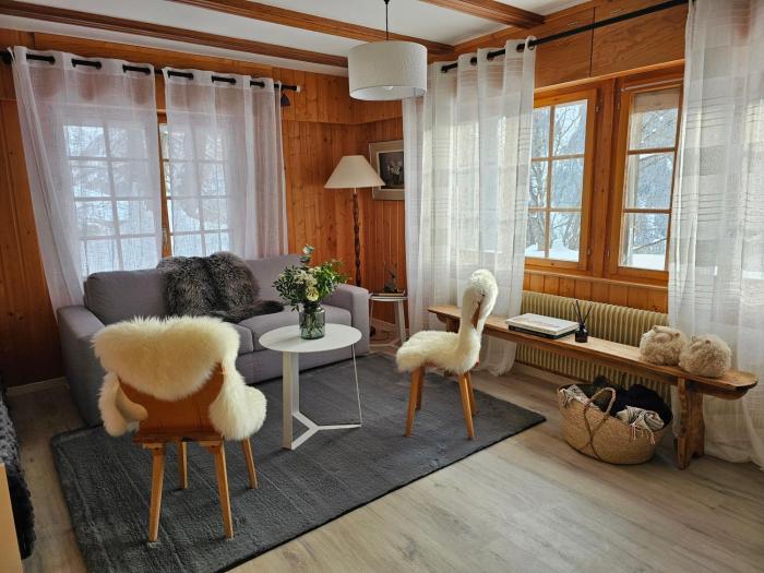 Chalet Alpin vue Dent Blanche