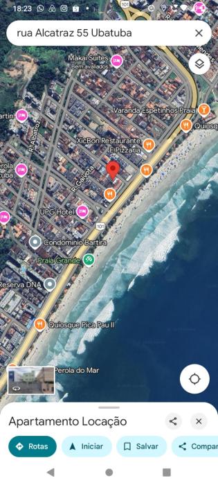 Apto térreo em Ubatuba, a 50 metros do mar