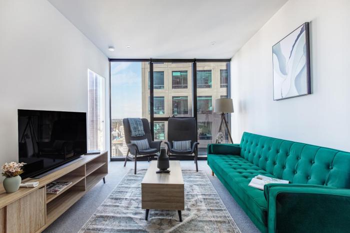 Modern Nomads Trendy 2BR Melbourne Central Skyline Near Station