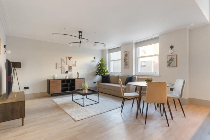 Modern Flat for 4 ppl - 1min to Russel Square Tube