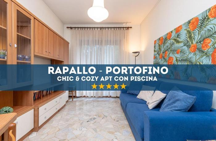 Rapallo-Portofino, Chic and Cozy apt with pool