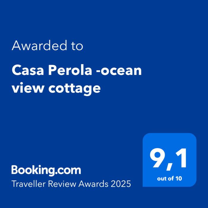 Casa Perola -ocean view cottage