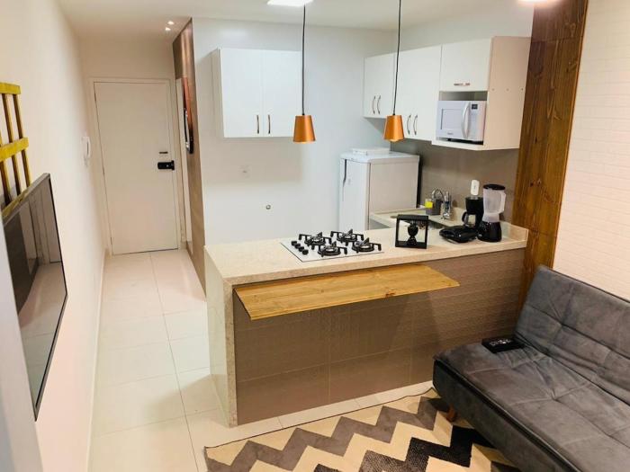 Lindo flat mobiliado em Itapuã