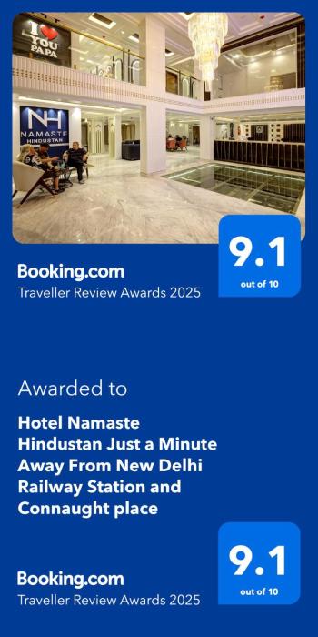 Hotel Namaste Hindustan Just a Minute Away From New Delhi Railway Station and Connaught place