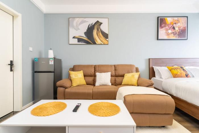 Alba with pool, gym, mini market, and free parking